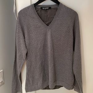 Neil Barrett medium v neck perforated vest backing small fit